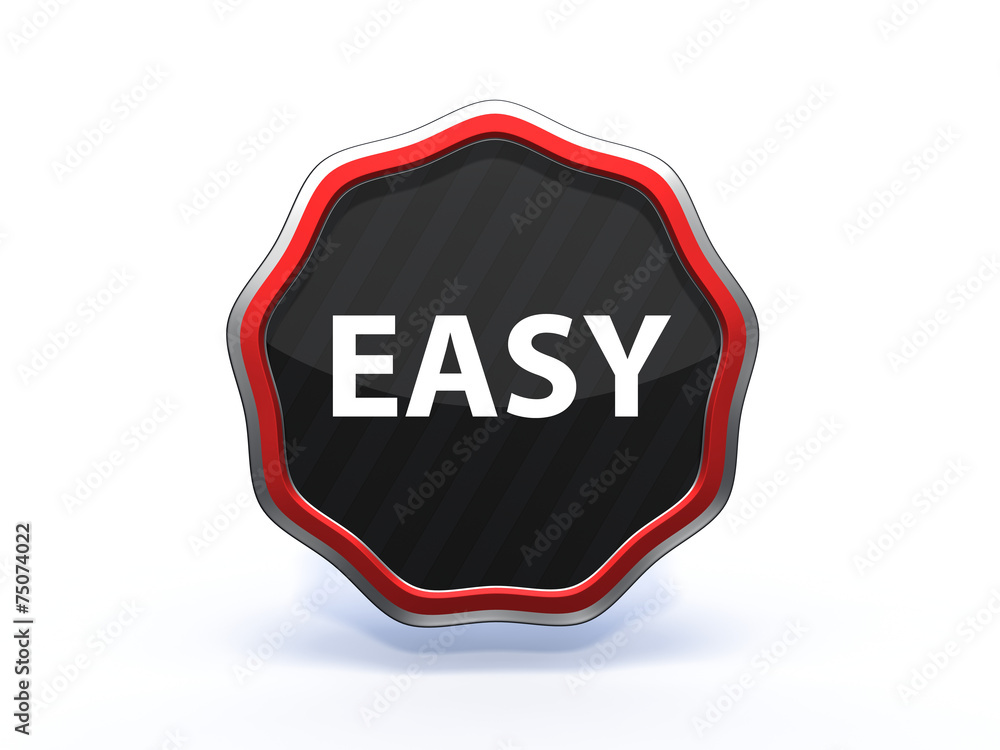 easy star icon on white background easy star icon on white background