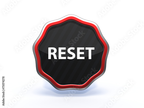 Obraz na płótnie reset star icon on white background
