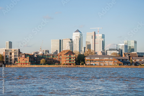 River Thames in eastern London