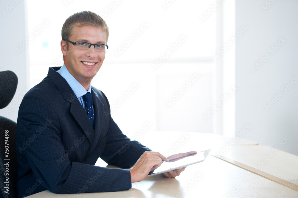 Businessman in office Businessman in office
