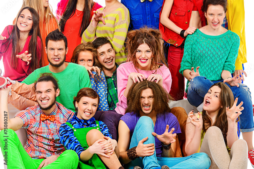 Obraz premium emocjonalna krowa