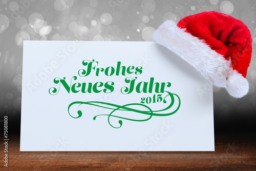 Composite image of frohes neues jahr