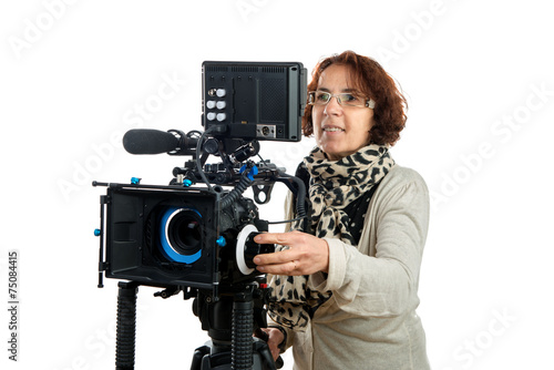 woman and professional camera © Philipimage