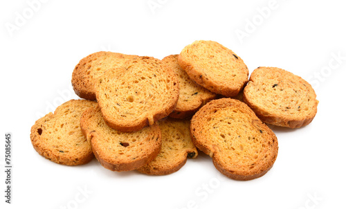 Φωτογραφία Pile of bite-size Italian crostini
