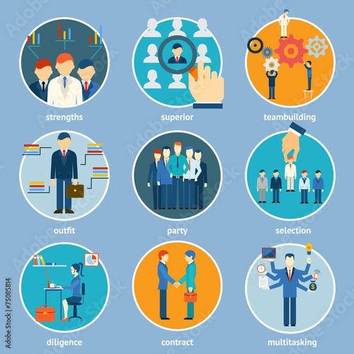 Variety Human Resource Icons