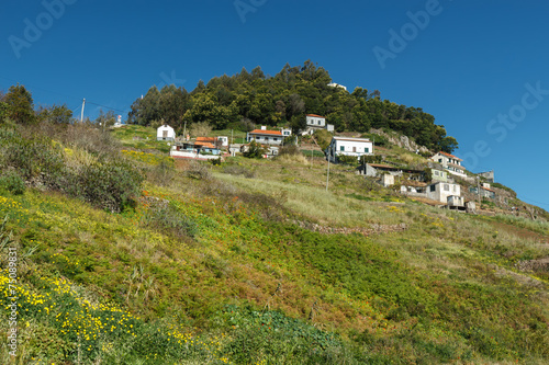 House on the hillside. Madeira island, Portugal