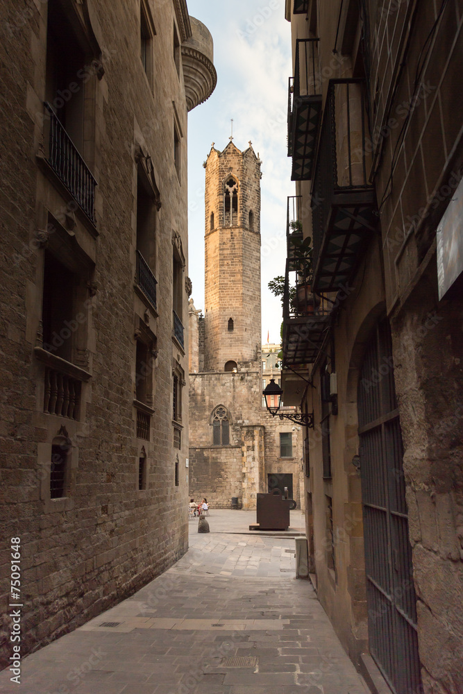 Fototapeta premium Gothic quarter of Barcelona