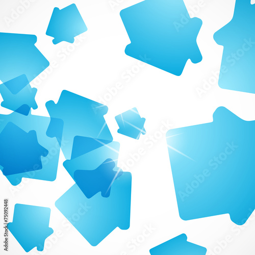 abstract background: house