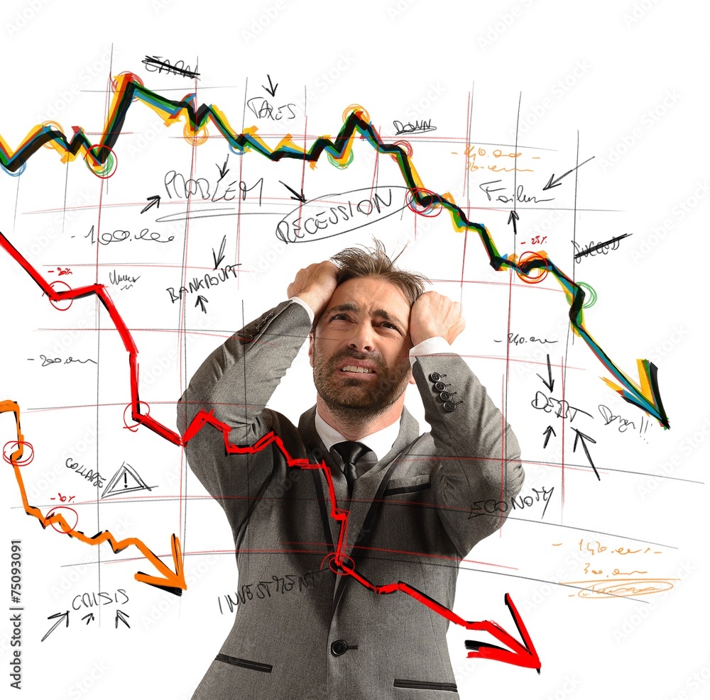 Stressed businessman Stressed businessman