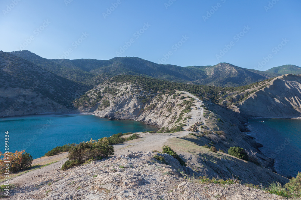 Obraz premium Bay sea in the mountains