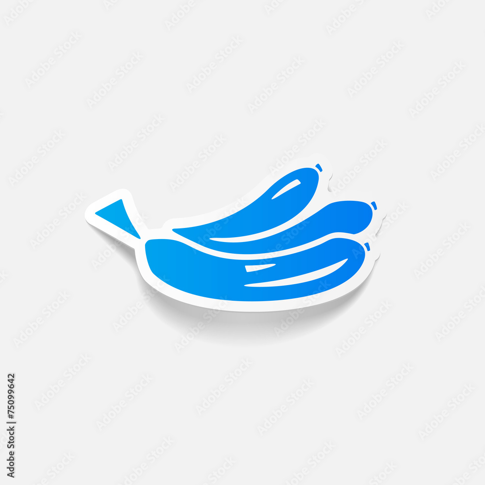 realistic design element: banana realistic design element: banana