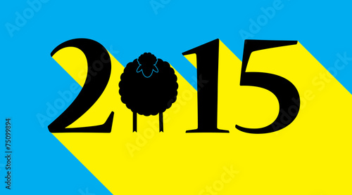 Happy new year 2015 sheep