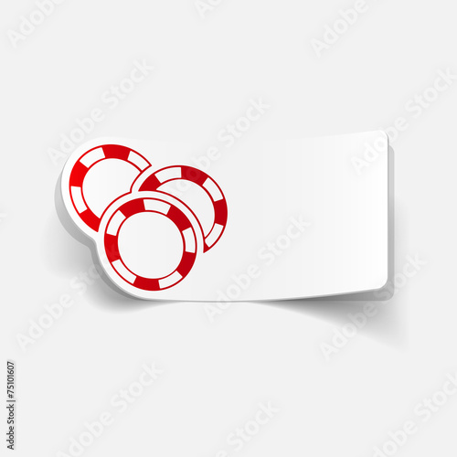 realistic design element: casino chips © palau83