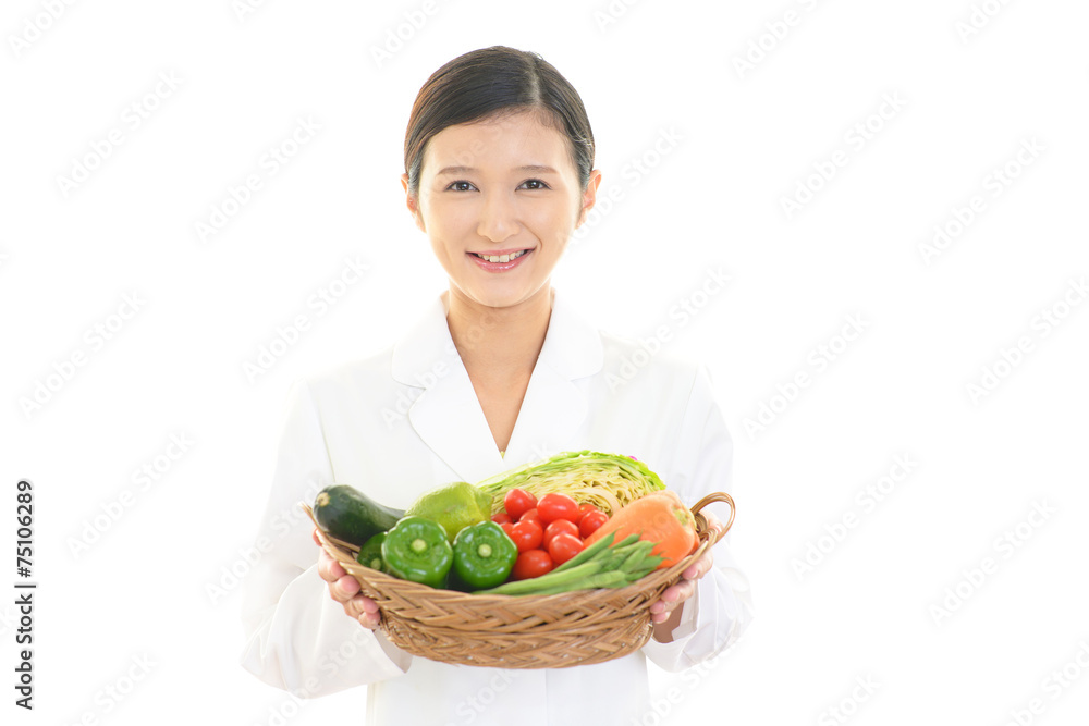 笑顔の栄養士