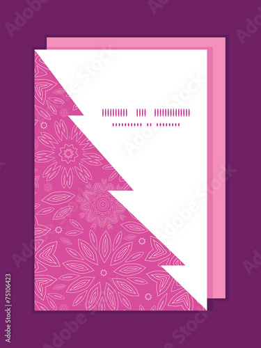 Vector pink abstract flowers texture Christmas tree silhouette