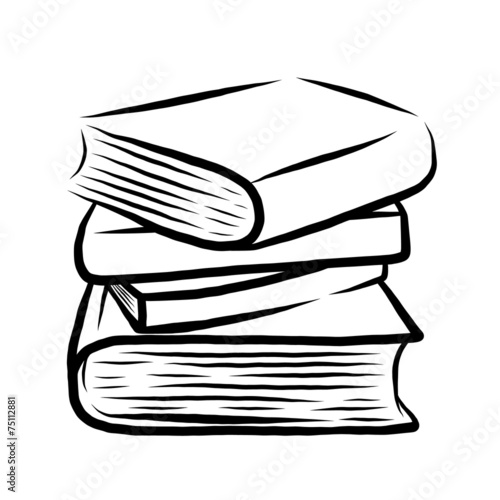 stack of four books