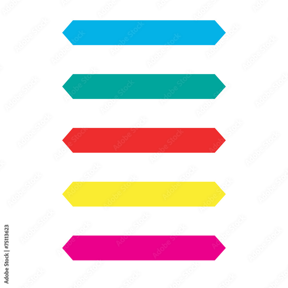 Complete set of banners and ribbons vecter Complete set of banners and ribbons vecter