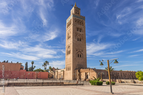 koutoubia mosque in MARRAKECH morocco