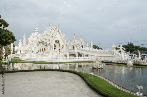 Wat Rong khun is known among foreigners as the White Temple in C