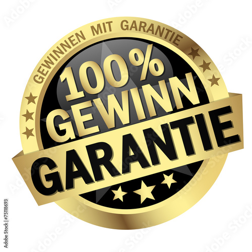 Button - 100% Gewinn Garantie