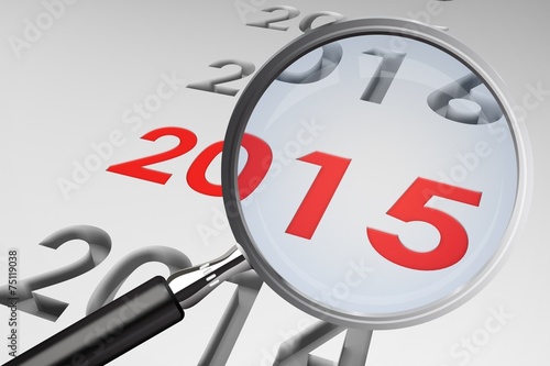 Wallpaper Mural Composite image of magnifying glass Torontodigital.ca