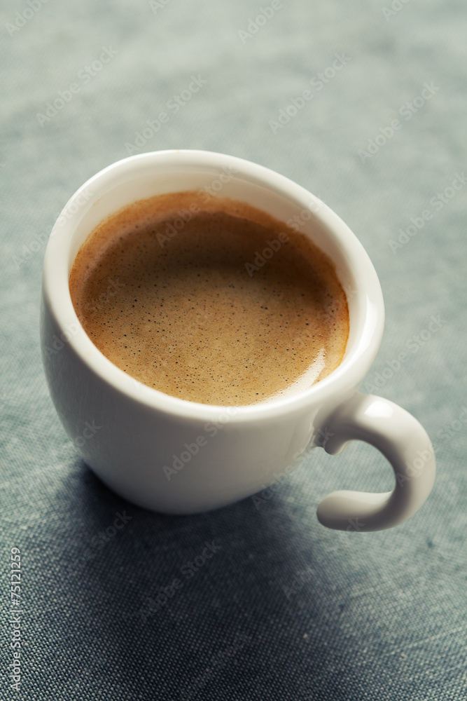 Breakfast concept: cup of coffee on the table Breakfast concept: cup of coffee on the table
