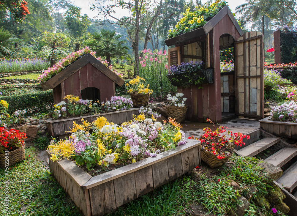 Garden of Doi Tung Royal Villa, Chiang Rai, Thailand 