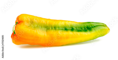 Photo Closeup macro of gorgeous spicy capsicum pepper