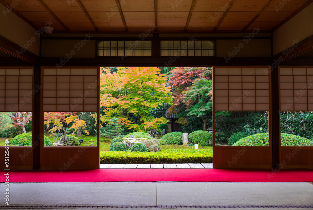 日本庭園 - obrazy, fototapety, plakaty 