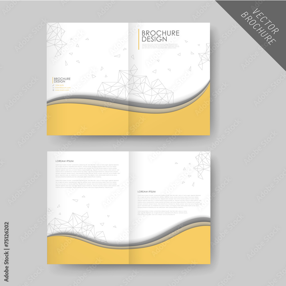Fototapeta premium abstract wavy banner template design