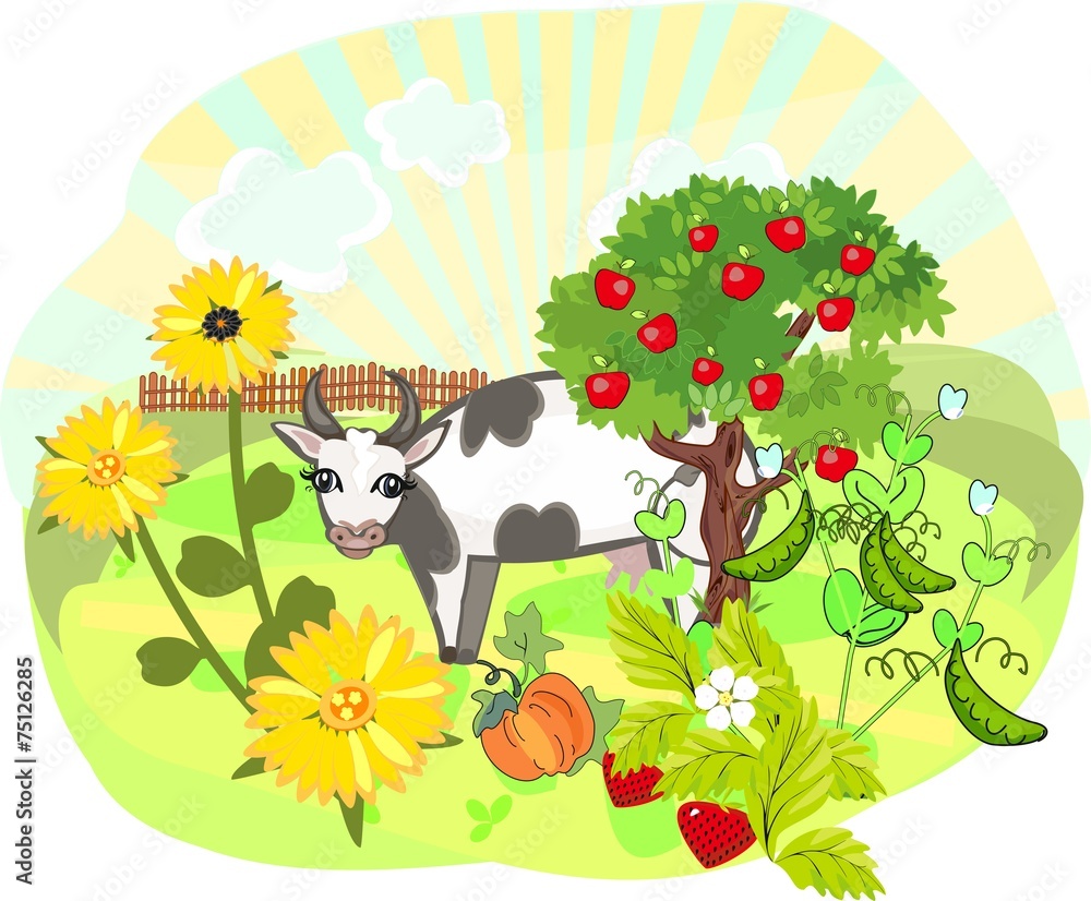 Naklejka premium Agricultural