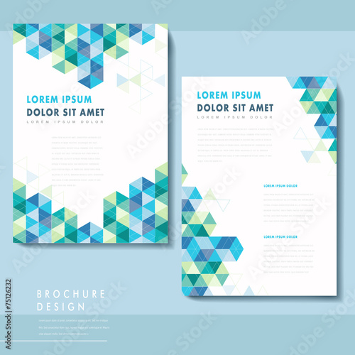 abstract poster template design