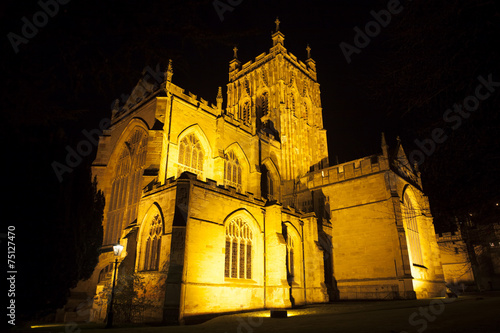 Great Malvern Priory, which dates from the 11th century.