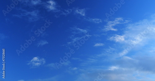 Clouds with blue sky timelapse, 4k