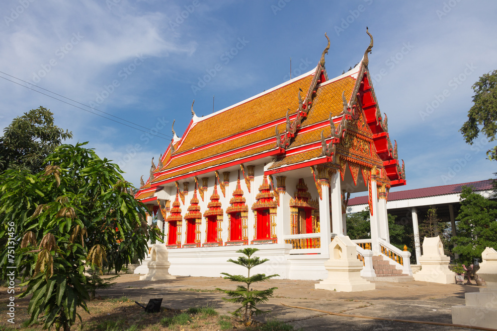 Temple at Wat Ban Ma, Bang pa han, Ayutthaya