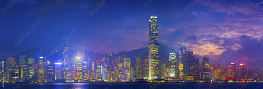 Obraz premium Hong Kong Panorama.