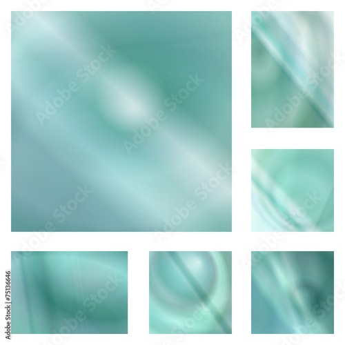 Light blue background set