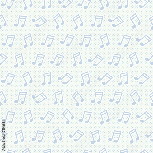 Seamless pattern with notes