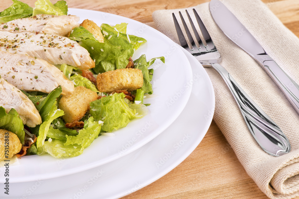 Fresh chicken caesar salad Fresh chicken caesar salad