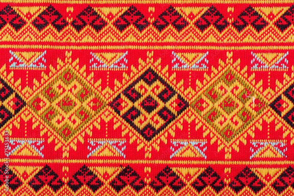 Thai sarong pattern. Thai sarong pattern.