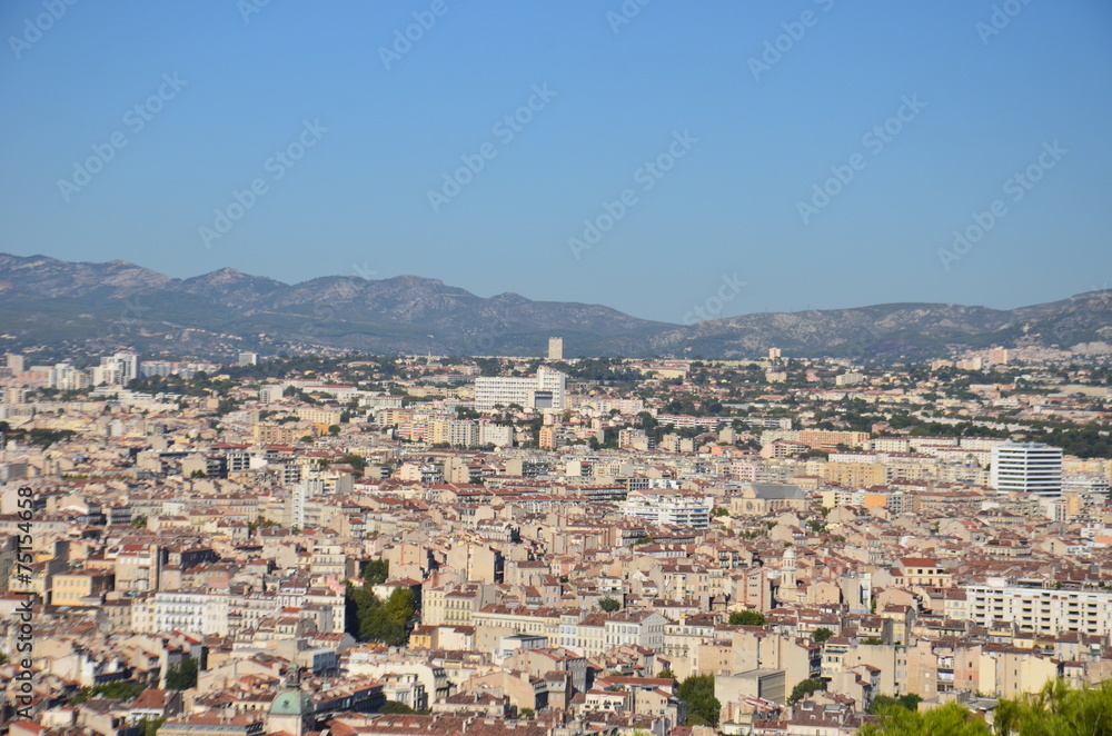 Vue panoramique de Marseille 