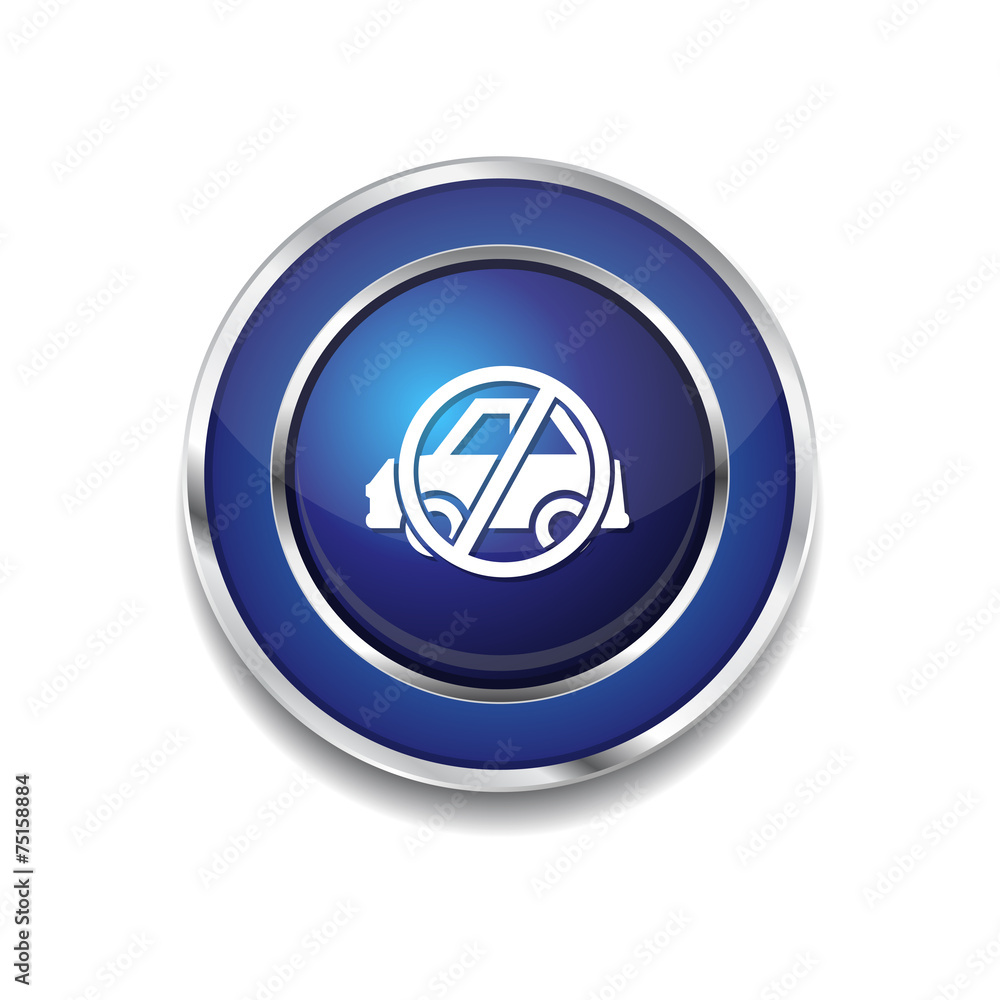 No Parking Blue Vector Icon Design No Parking Blue Vector Icon Design