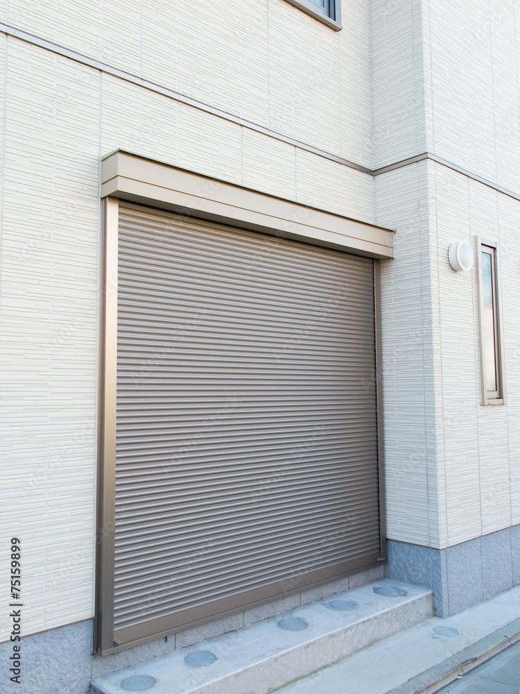 Fototapeta premium 住宅の防火シャッター