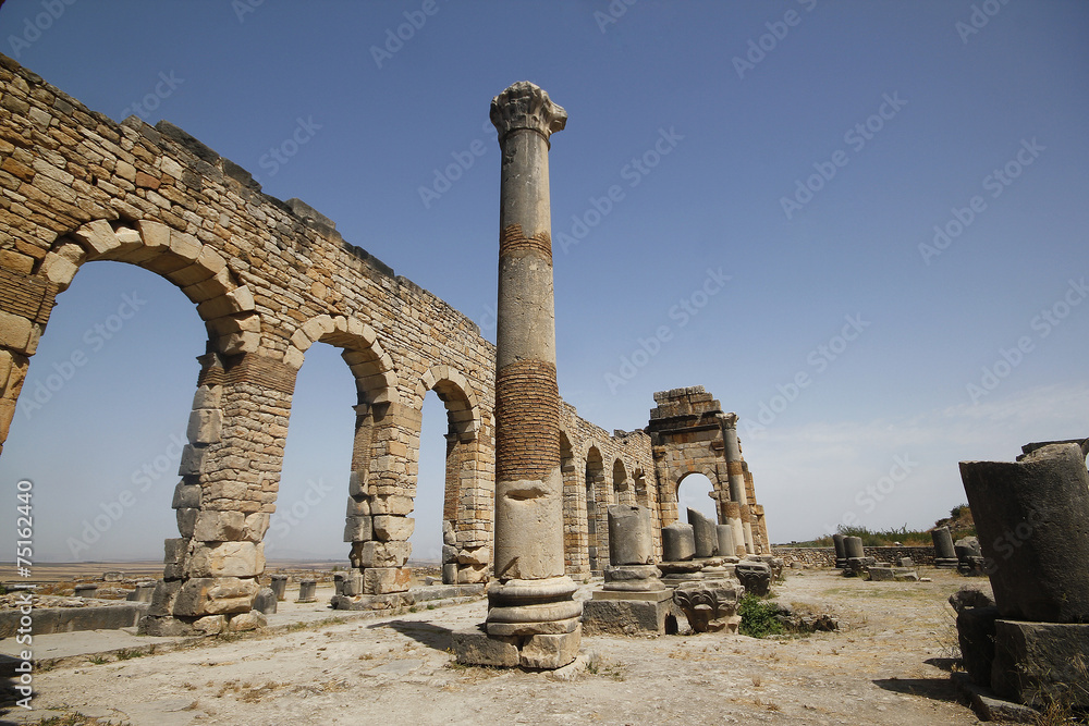 Roman ruins of Volubis, Morocco