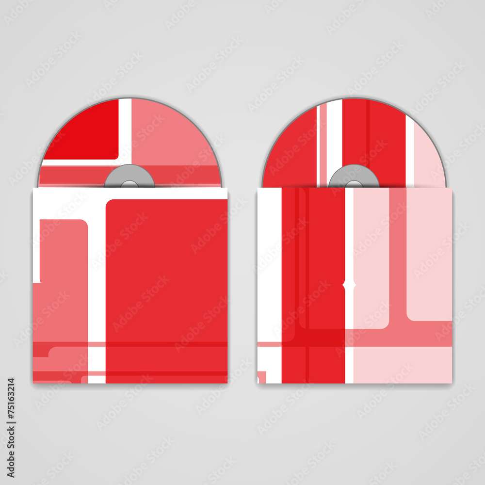 Vector cd cover set for your design Vector cd cover set for your design