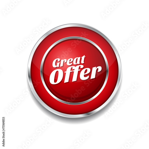 Great Offer Red Vector Icon Button Free Download Great Offer Red Vector Icon Button - GFXLoad