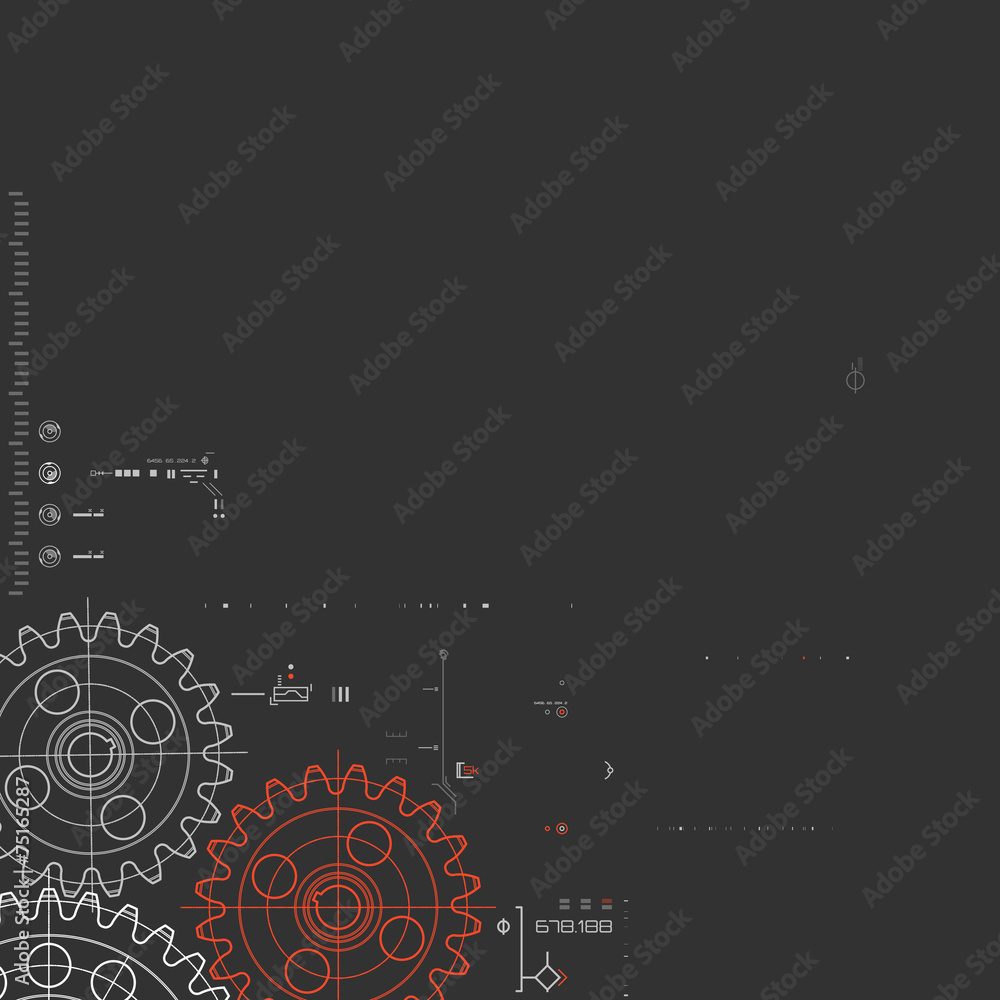 Abstract technology background