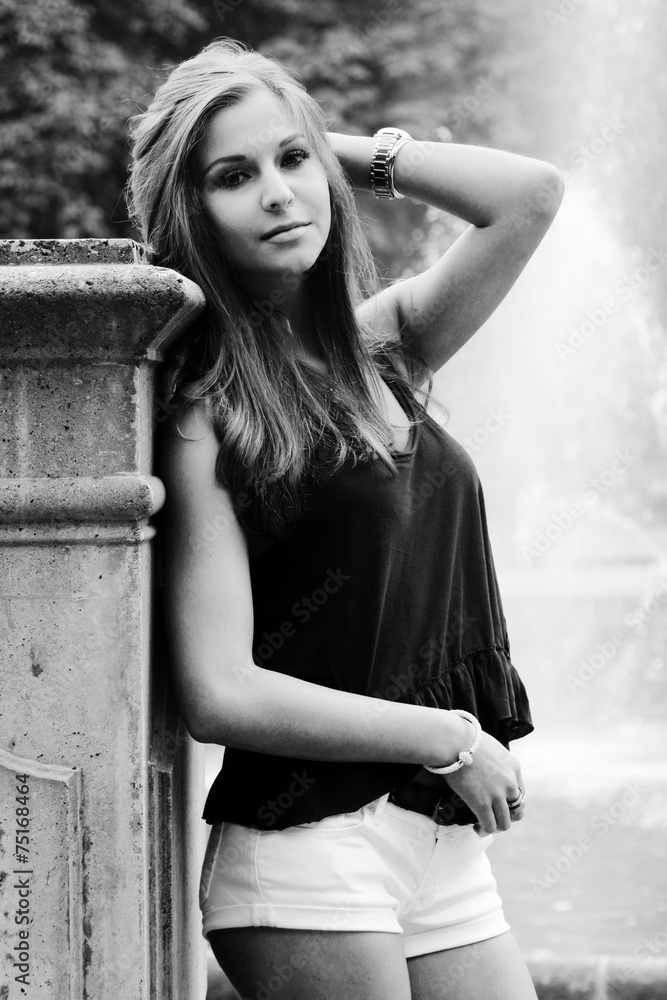 Beautiful brunette teenage girl Beautiful brunette teenage girl