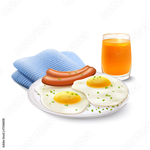Breafast Realistic Set