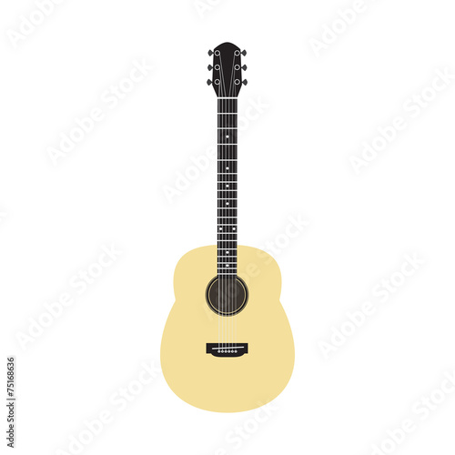 Acoustic guitar - vector
